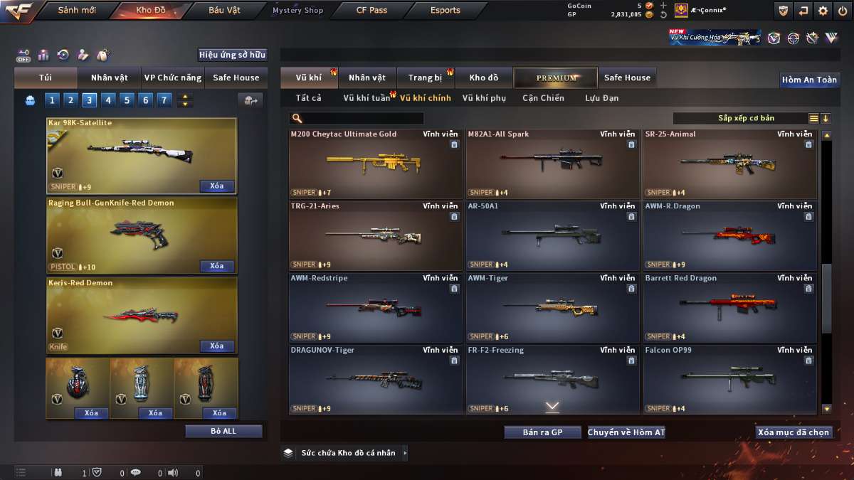 shop acc cf uy tin gia re